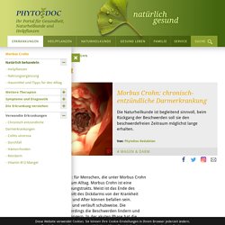 Morbus Crohn: alternative Behandlung und Therapie