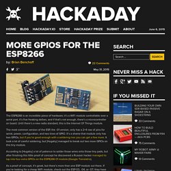 More GPIOs For The ESP8266