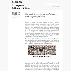 get more instagram followers&likes
