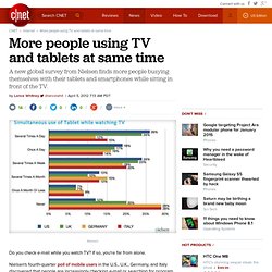 More people using TV and tablets at same time