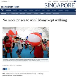 [NEWS] No more prizes to win? Many kept walking, Health News