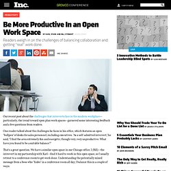 Be More Productive In an Open Work Space
