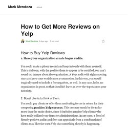 How to Get More Reviews on Yelp. How to Buy Yelp Reviews