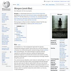 Morgan (2016 film)