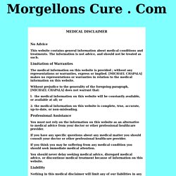 Morgellons Cure! (832) 343-5425