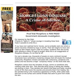 Morgellons Disease - A Crime of Silence