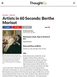 Berthe Morisot Bio - French Impressionist Painter