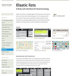 Elastic lists