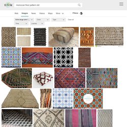 moroccan floor pattern old