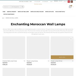 Moroccan Wall Lamps