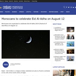 Celebrate Eid al Adha in Moroccans