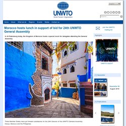 Morocco hosts lunch in support of bid for 24th UNWTO General Assembly