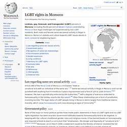 LGBT rights in Morocco