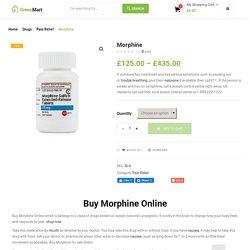 Buy Morphine Online