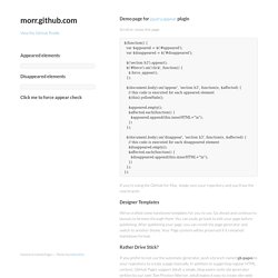 morr.github.com by morr