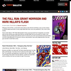 The Full Run: Grant Morrison and Mark Millar's Flash @ Comics Bulletin
