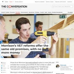 Morrison's VET reforms offer the same old promises, with no more money