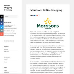 Morrisons online grocery shopping