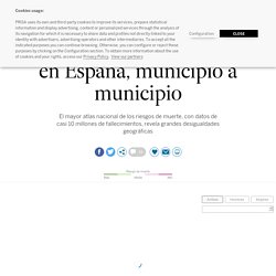El mapa de la mortalidad en España, municipio a municipio