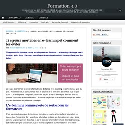 13 erreurs mortelles en e-learning et comment les éviter – Formation 3.0