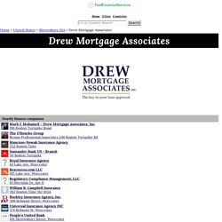 Mortgage Lenders in Massachusetts Drew Mortgage Associates