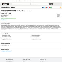 Mortgage broker Dallas TX - Dallas, Texas