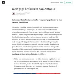 mortgage brokers in San Antonio - Rebecca Pettrucci - Medium