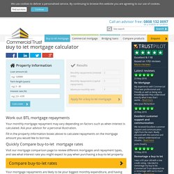 Buy to let mortgage calculator - Commercial Trust