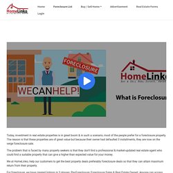 Mortgage & Tax Foreclosure Process - RealState