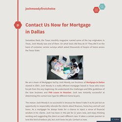 Mortgage in Dallas