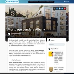Mortgage Lenders Albany