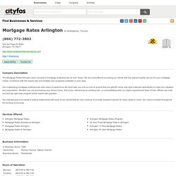 Mortgage Rates Arlington - Arlington, Texas