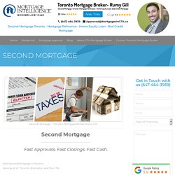 Second Mortgage Toronto - Ge Fast Approval for 2nd mortgage!