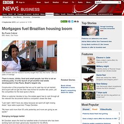 Mortgages fuel Brazilian housing boom
