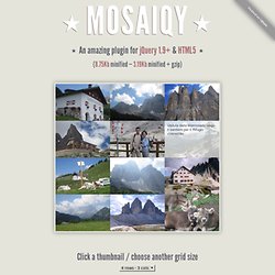 Mosaiqy: a nice jQuery plugin