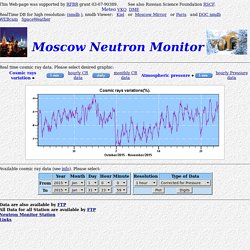 Moscow Neutron Monitor