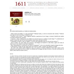 Génesis, 11, Biblia del Alba, trad. de MoséArragel de Guadalfajara