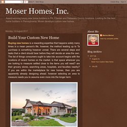 Moser Homes, Inc.: Build Your Custom New Home