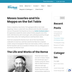 Moses Isserles and his Mappa on the Set Table