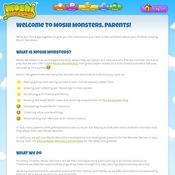 Moshi Monsters - Parents