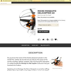 Micro Mosquito Helicopter 3.0