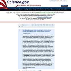 v5.0 : Main View : Search Results for Full Record: bites mosquito understanding