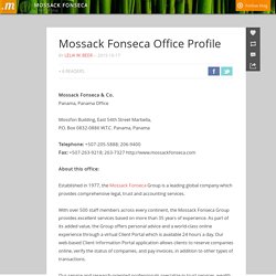 Mossack Fonseca Office Profile