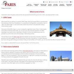 TOP 10 of the most beautiful places in Paris - Come to Paris