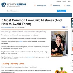 5 Most Common Low-Carb Mistakes (And How to Avoid Them)