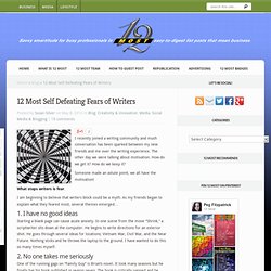 12 Most Self Defeating Fears of Writers