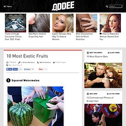 10 Most Exotic Fruits - Oddee.com (exotic fruits list)