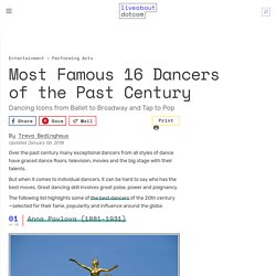 Most Famous 16 Dancers of the Past Century