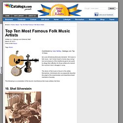 Top Ten Most Famous Folk Music Artists