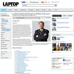 25 Most Influential People in Mobile Tech 2010